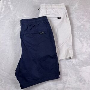 Hollister Mens Epic Flex Jogger Shorts Navy Grey 2 Pack Size M